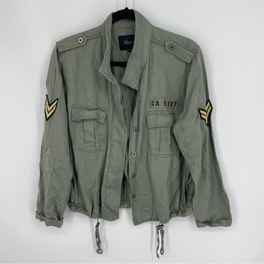 Rails Rowen Sage Green Military Jacket Sz M - image 2
